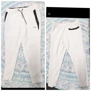 American Eagle Relaxed Large Heathered Light Gray‎ Jogger Sweatpants Athleisure